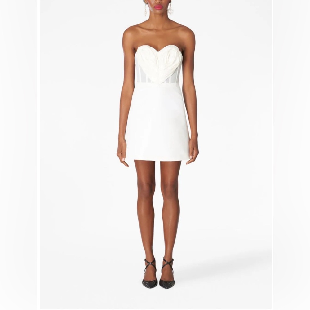 Carolina Herrera Heart Bandeau Minidress
